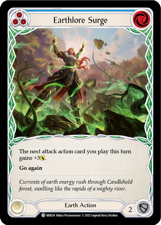 Earthlore Surge (Blue) card image