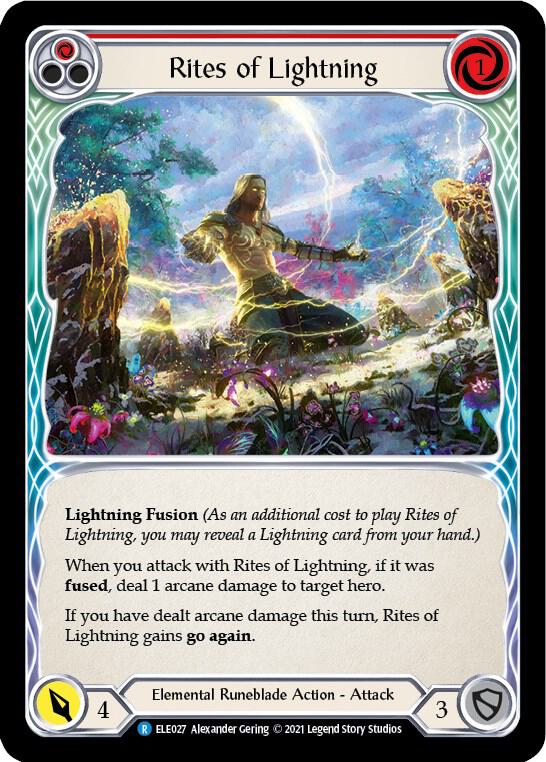 Rites of Lightning (Red) card image