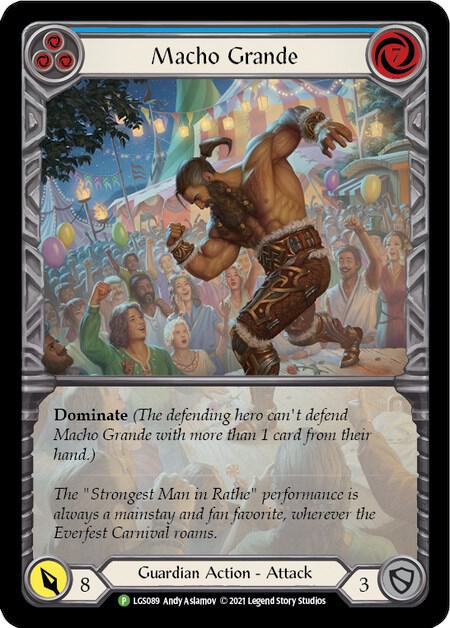 Macho Grande (Blue) - LGS089 card image
