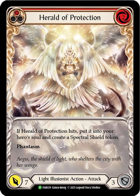 Herald of Protection (Red) - FAB029 card image