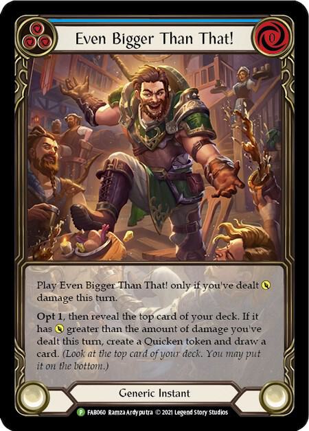 Even Bigger Than That! (Blue) - FAB060 card image