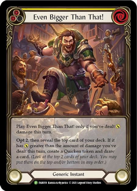 Even Bigger Than That! (Yellow) - FAB059 card image