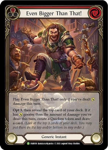 Even Bigger Than That! (Red) - FAB058 card image