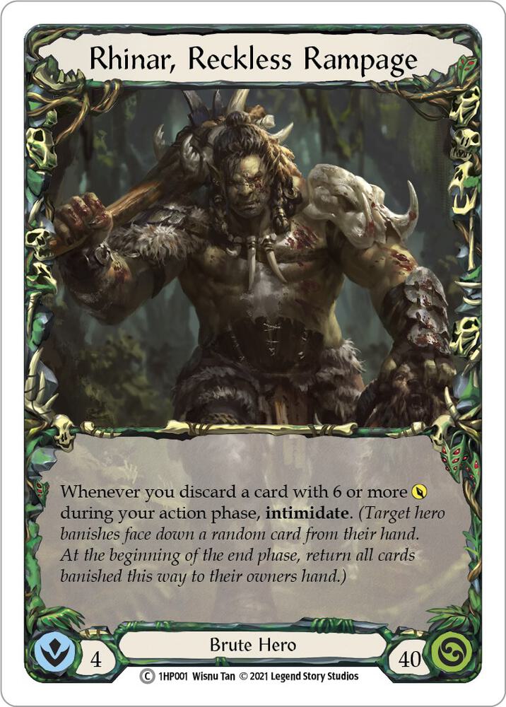 Rhinar, Reckless Rampage card image