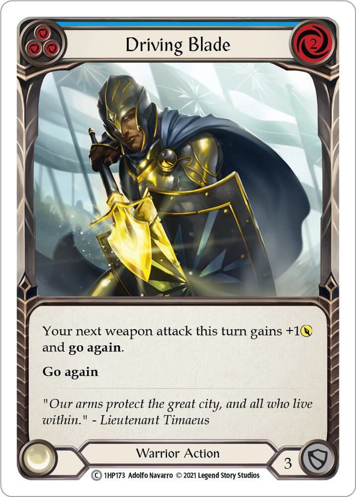 Driving Blade (Blue) card image