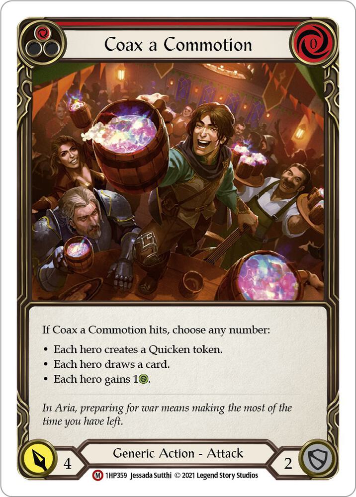 Coax a Commotion card image