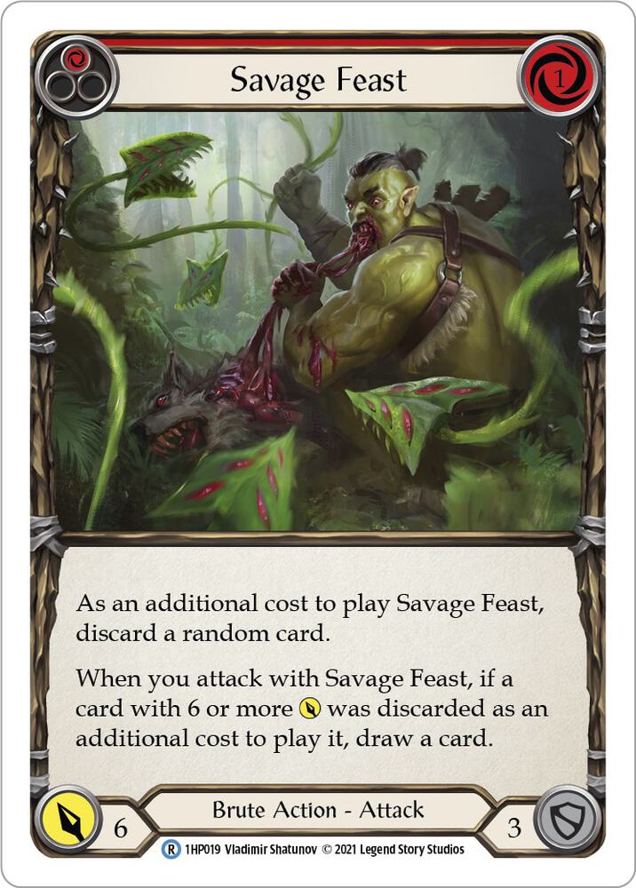 Savage Feast (Red) card image