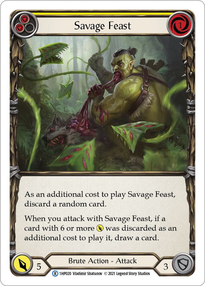 Savage Feast (Yellow) card image