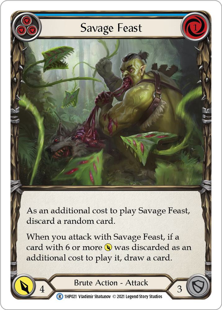 Savage Feast (Blue) card image