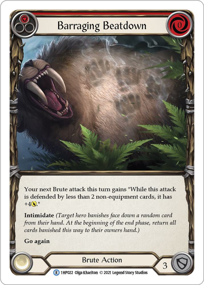 Barraging Beatdown (Red) card image