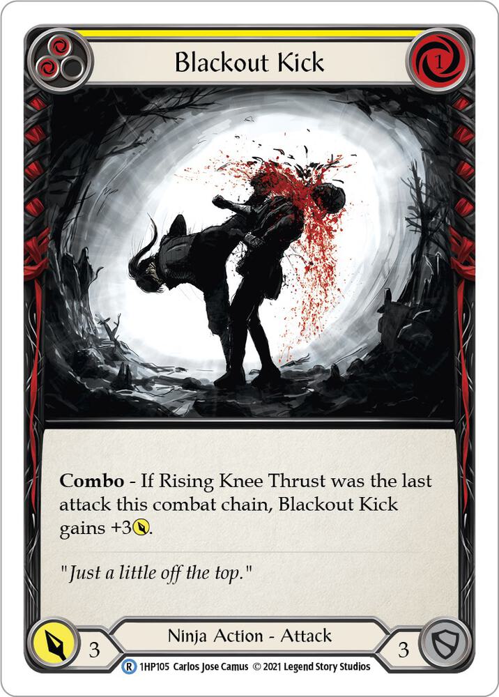 Blackout Kick (Yellow) card image