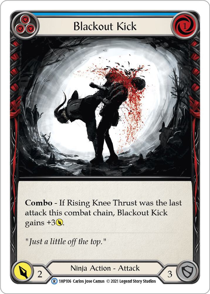 Blackout Kick (Blue) card image