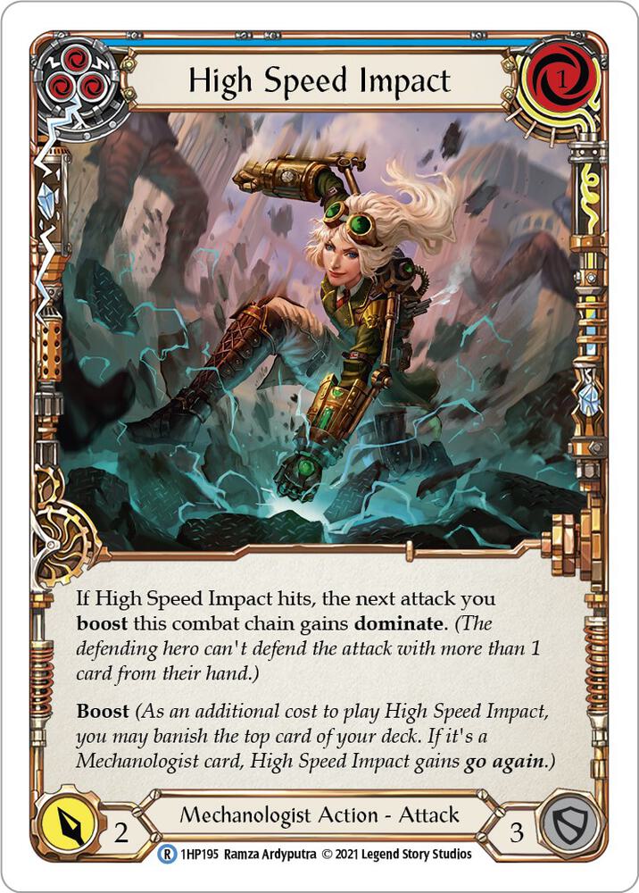 High Speed Impact (Blue) card image
