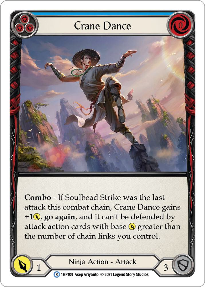Crane Dance (Blue) card image
