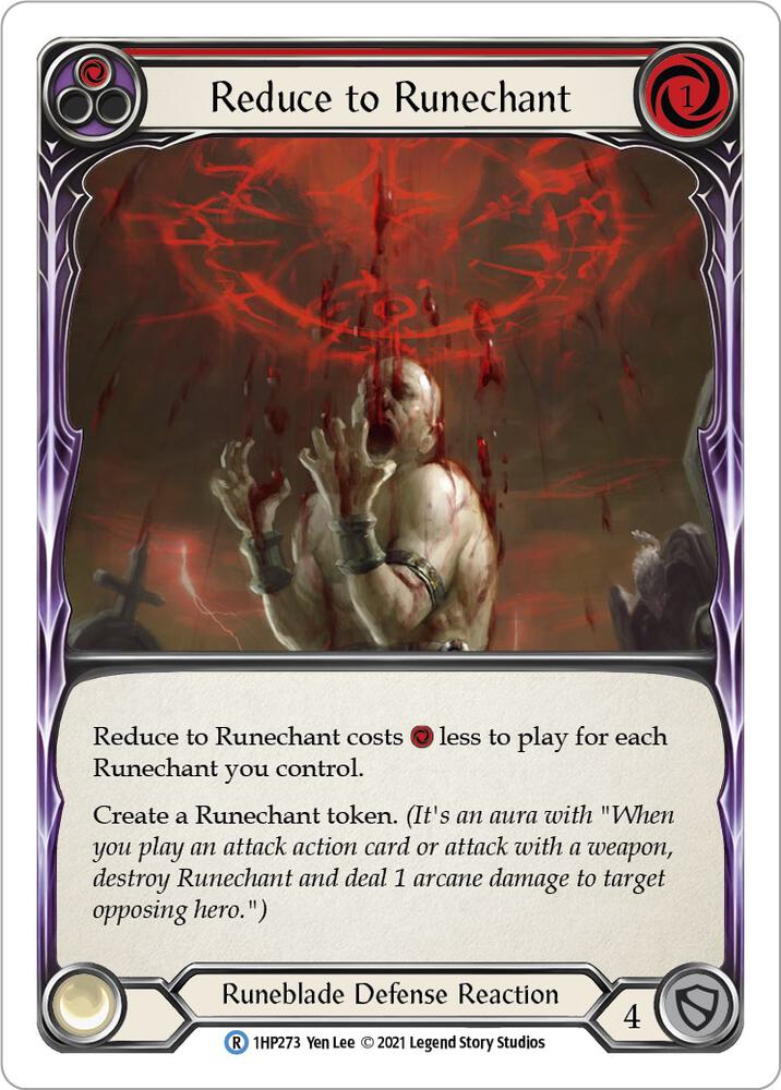 Reduce to Runechant (Red) card image
