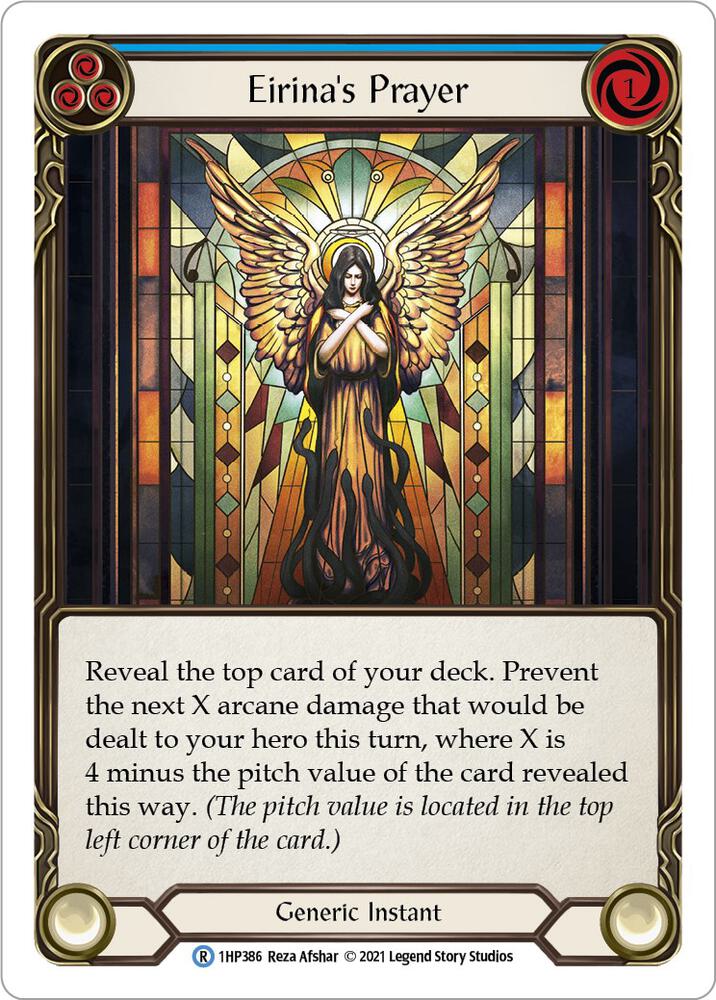 Eirina's Prayer (Blue) card image