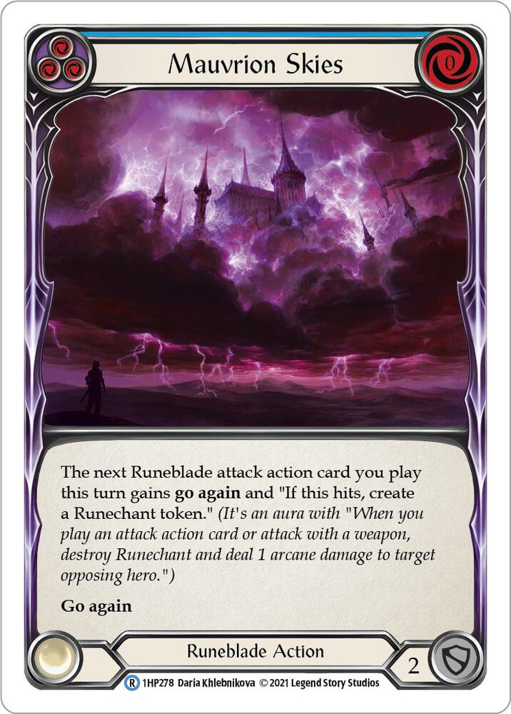 Mauvrion Skies (Blue) card image