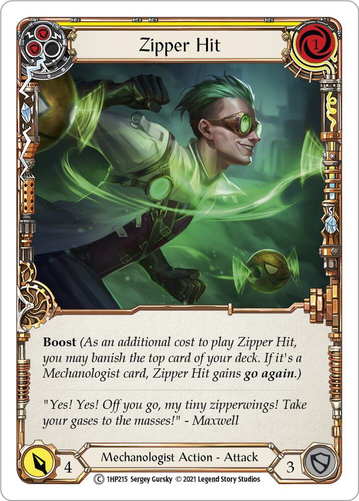 Zipper Hit (Yellow) card image