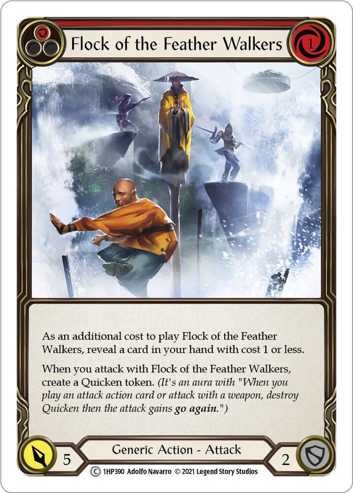 Flock of the Feather Walkers (Red) card image