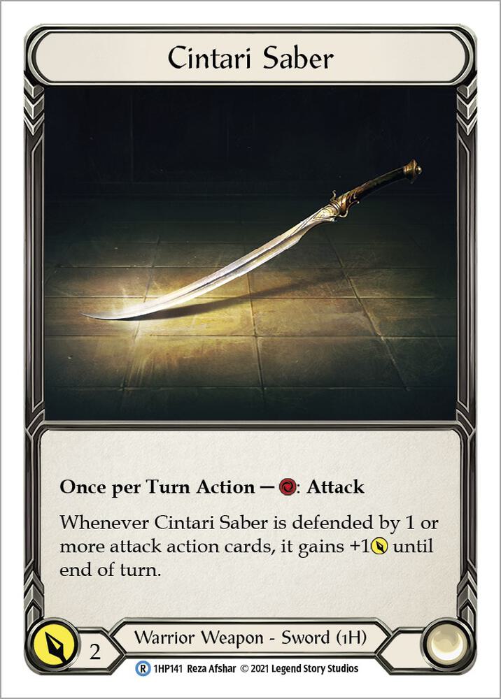 Cintari Saber (1HP141) card image
