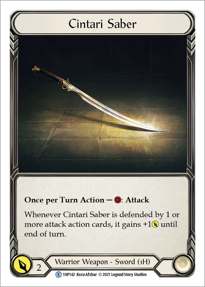 Cintari Saber (1HP142) card image