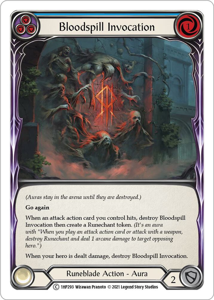 Bloodspill Invocation (Blue) card image