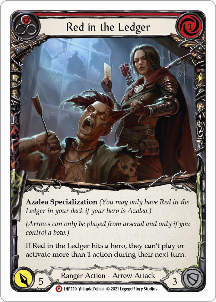 Red in the Ledger card image