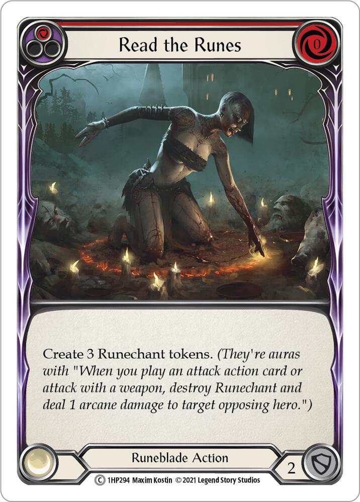 Read the Runes (Red) card image