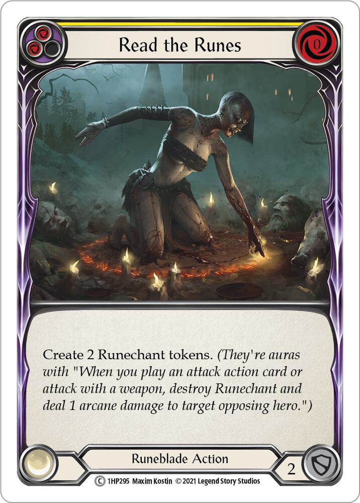 Read the Runes (Yellow) card image