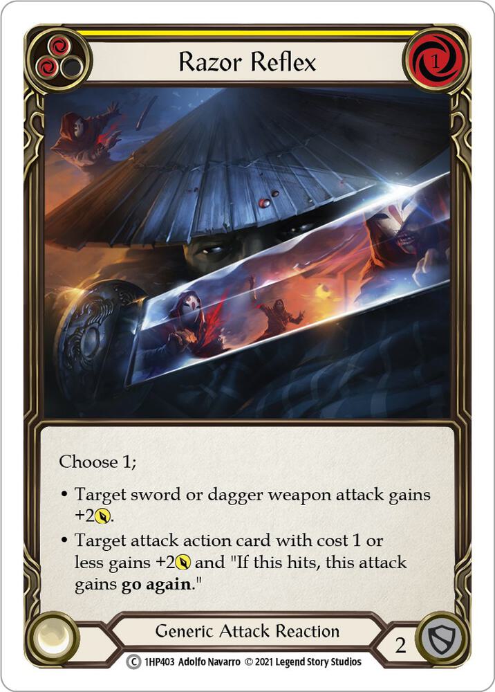 Razor Reflex (Yellow) card image