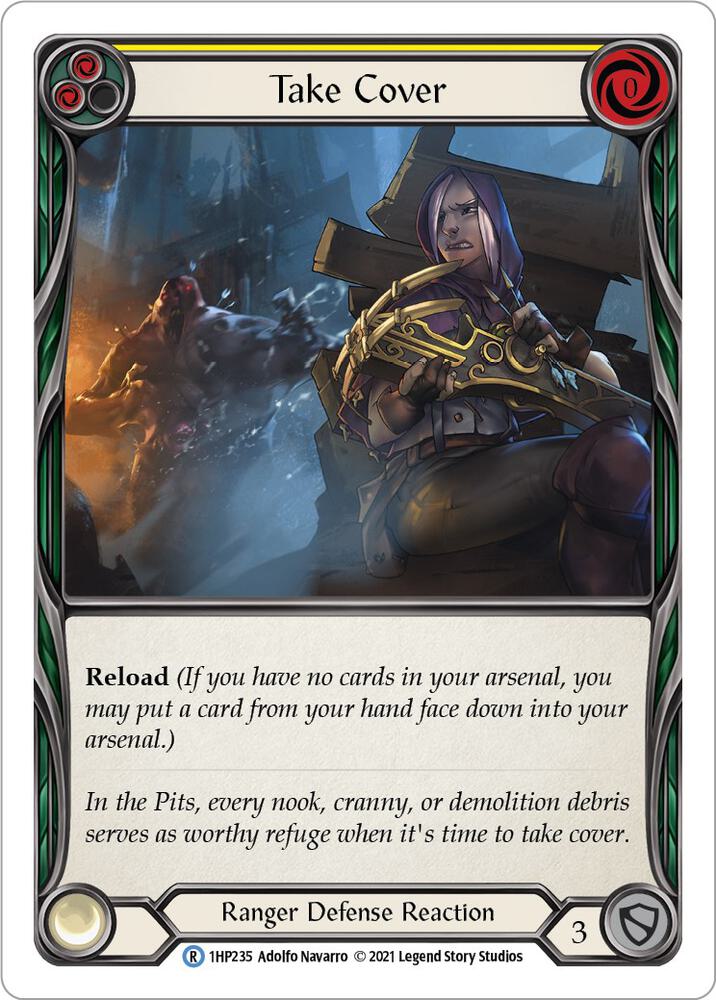 Take Cover (Yellow) card image