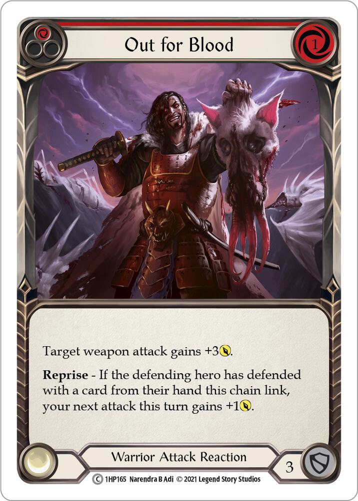 Out for Blood (Red) card image