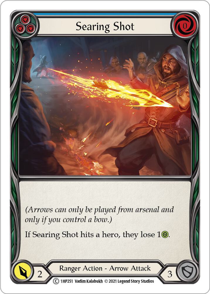 Searing Shot (Blue) card image