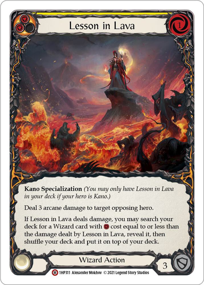 Lesson in Lava card image