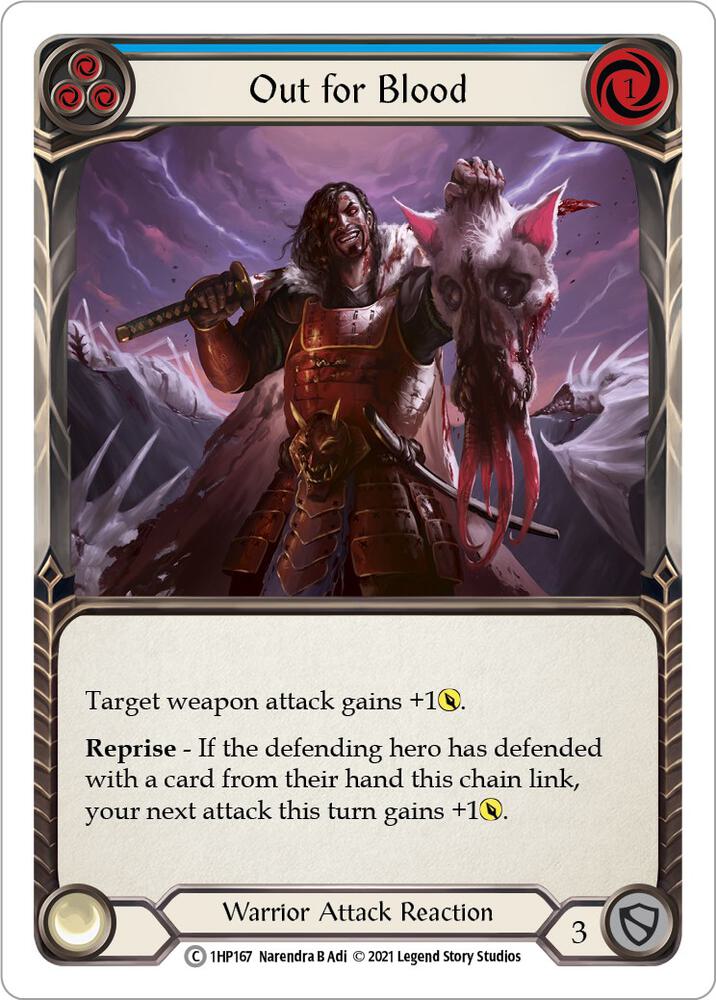 Out for Blood (Blue) card image