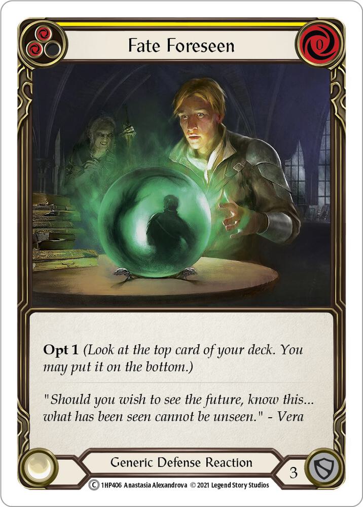 Fate Foreseen (Yellow) card image