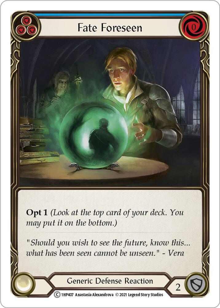 Fate Foreseen (Blue) card image