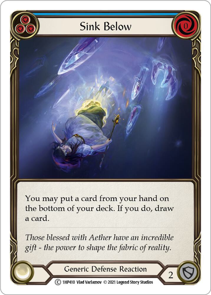 Sink Below (Blue) card image