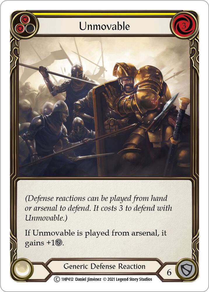 Unmovable (Yellow) card image