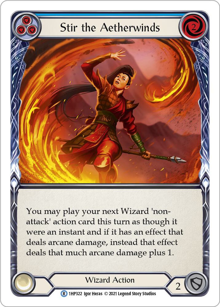 Stir the Aetherwinds (Blue) card image