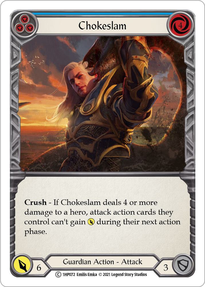 Chokeslam (Blue) card image