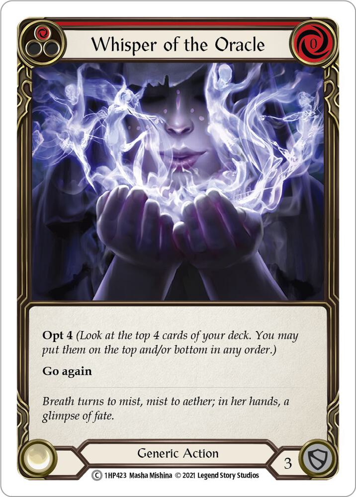 Whisper of the Oracle (Red) card image