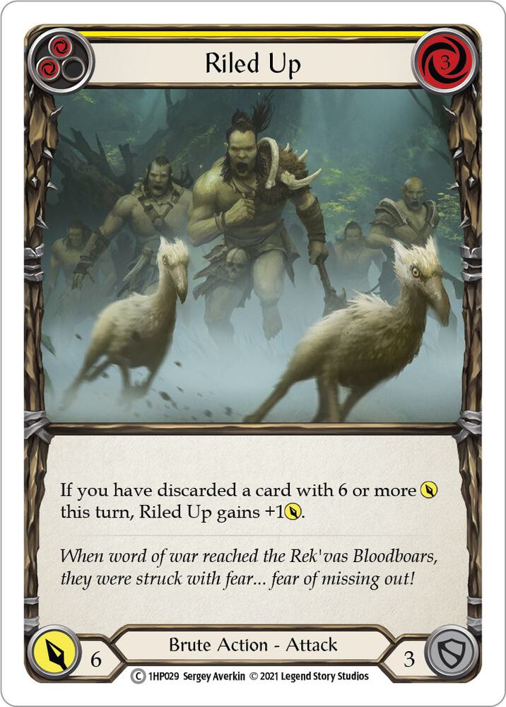 Riled Up (Yellow) card image
