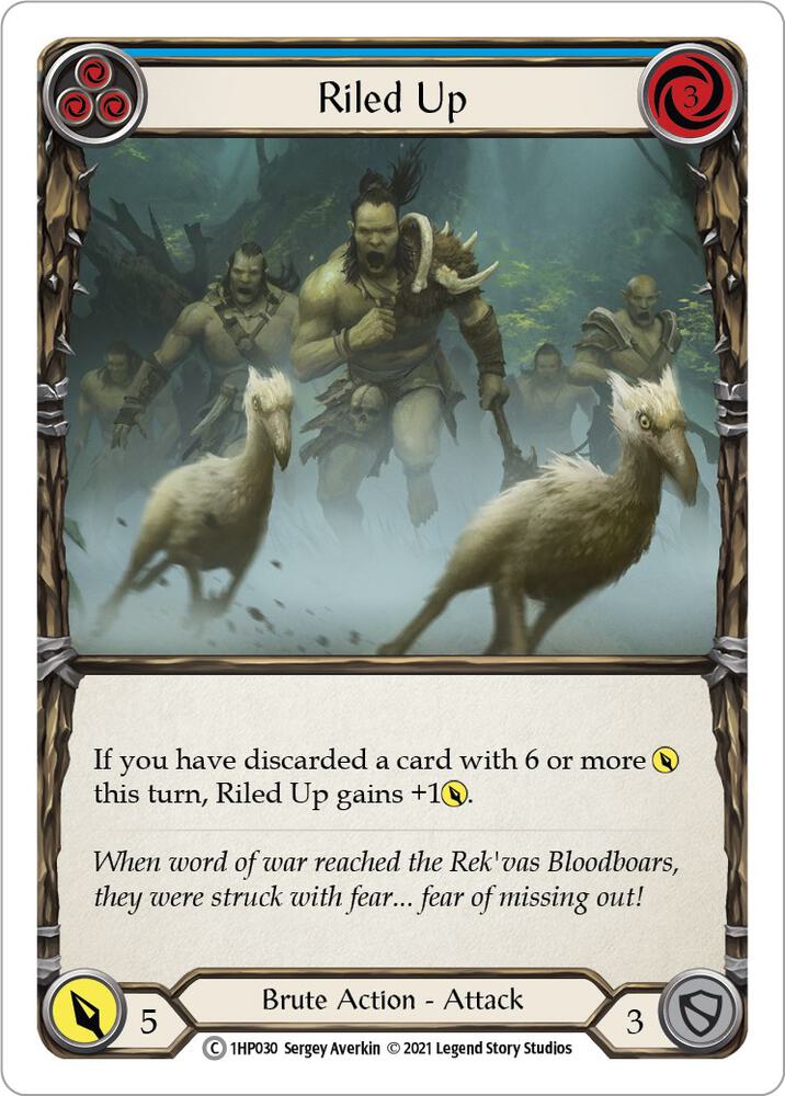 Riled Up (Blue) card image