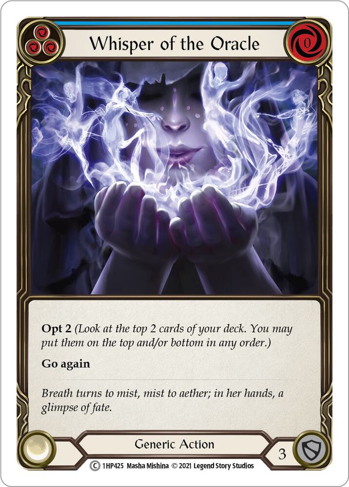 Whisper of the Oracle (Blue) card image
