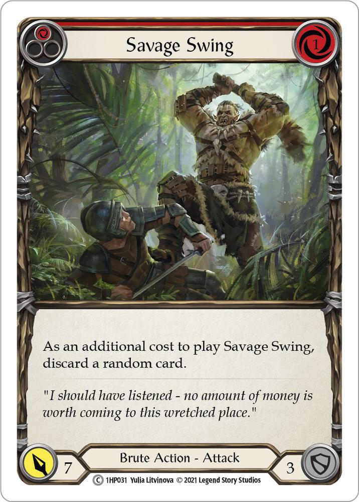Savage Swing (Red) card image