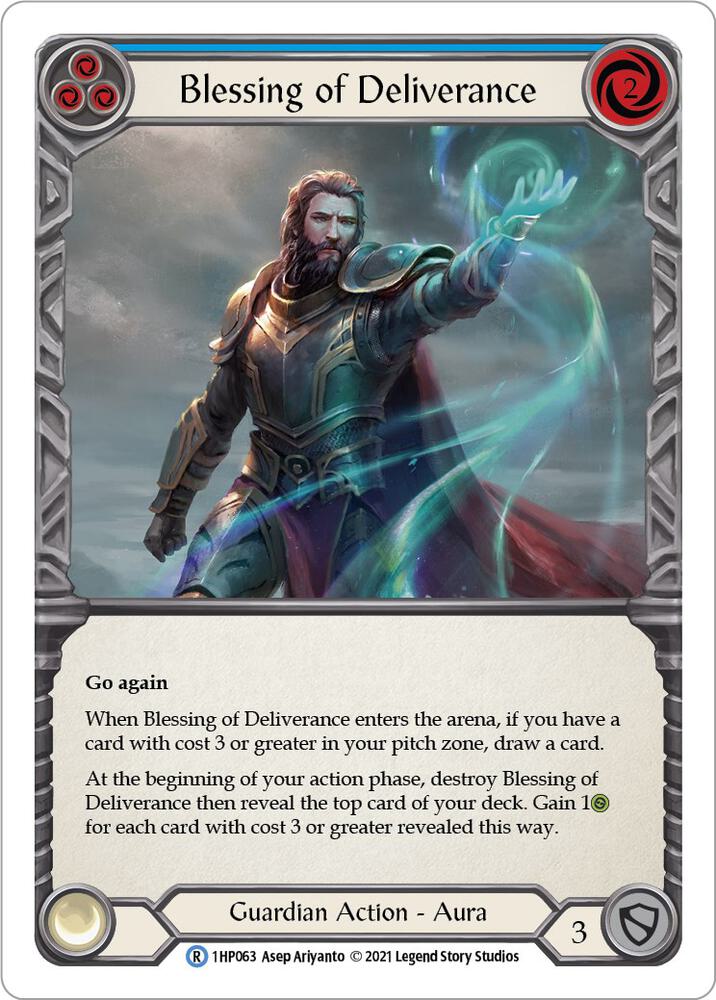 Blessing of Deliverance (Blue) card image