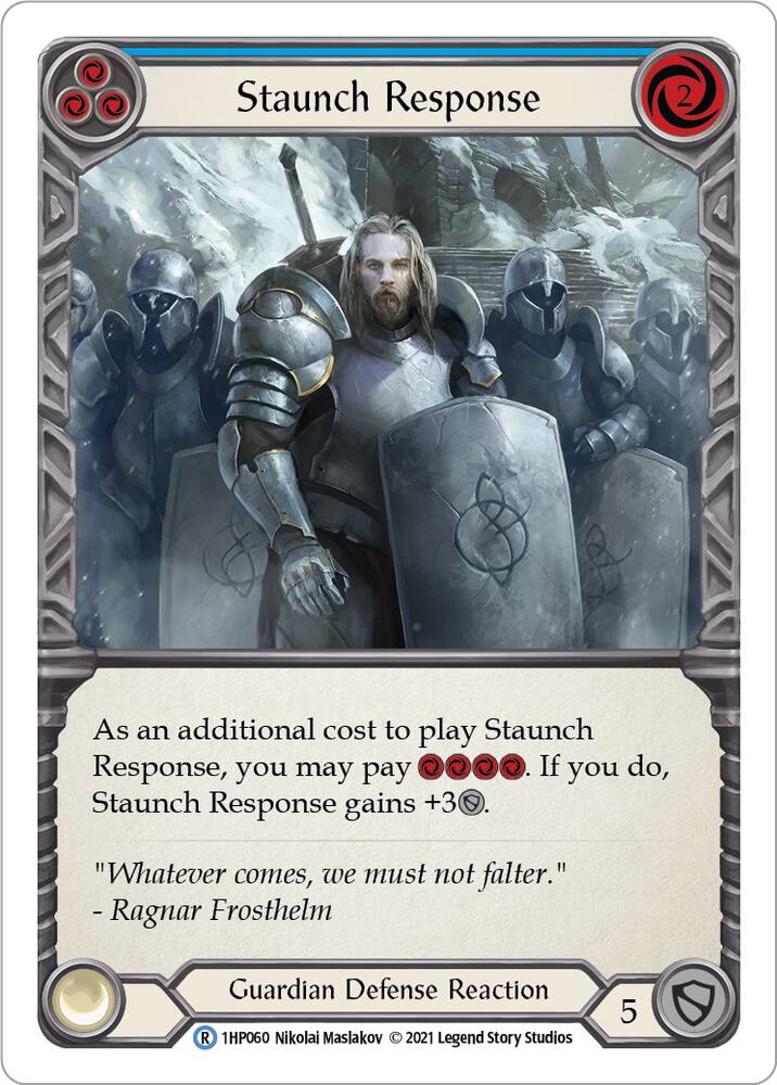 Staunch Response (Blue) card image