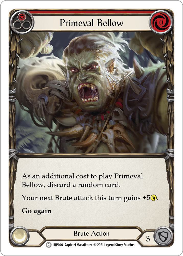 Primeval Bellow (Red) card image