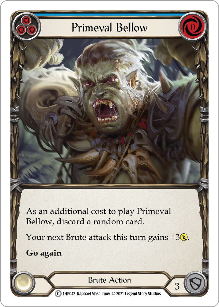 Primeval Bellow (Blue) card image